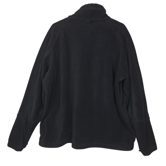 Columbia Men's Full Zip Fleece Jacket Size XXL Pockets Mock Neck Black Casual - Picture 6 of 9